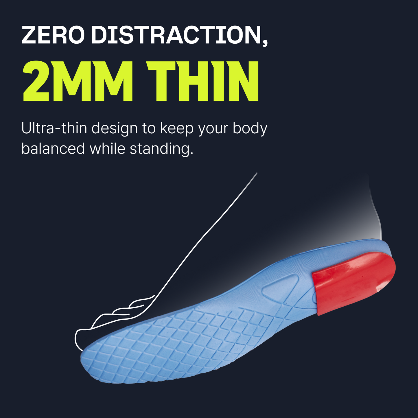 NEW! 1 Pair of RTP HEEL PAD XC v2 Red- Protect your joints while keeping your shoes feeling natural.