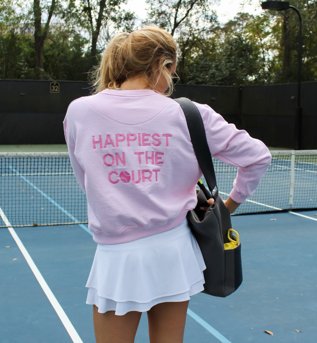 Happiest On The Court®Tennis Sweatshirt