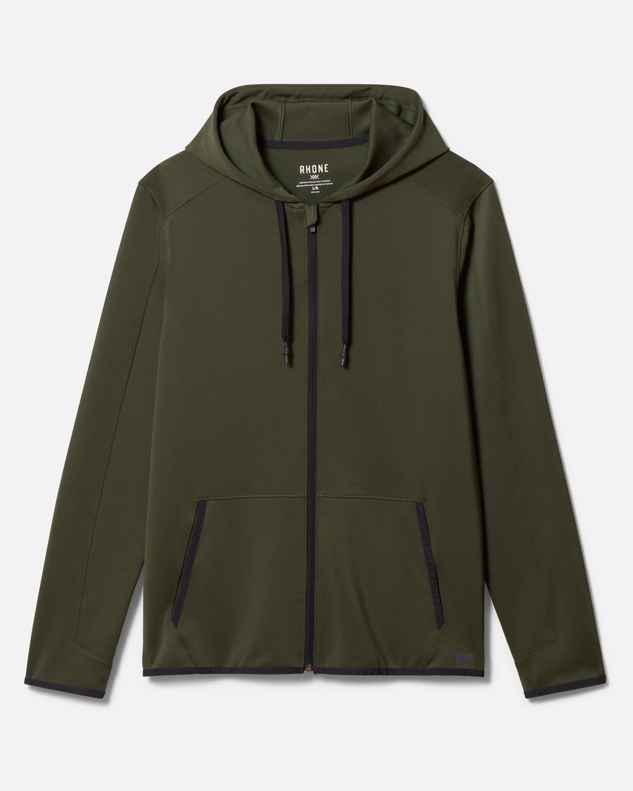 Rhone - WARM UP TECH FULL ZIP HOODIE