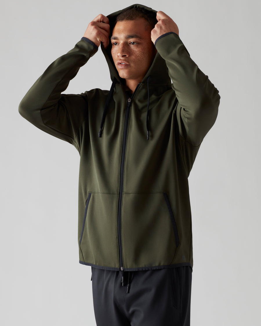 Rhone - WARM UP TECH FULL ZIP HOODIE