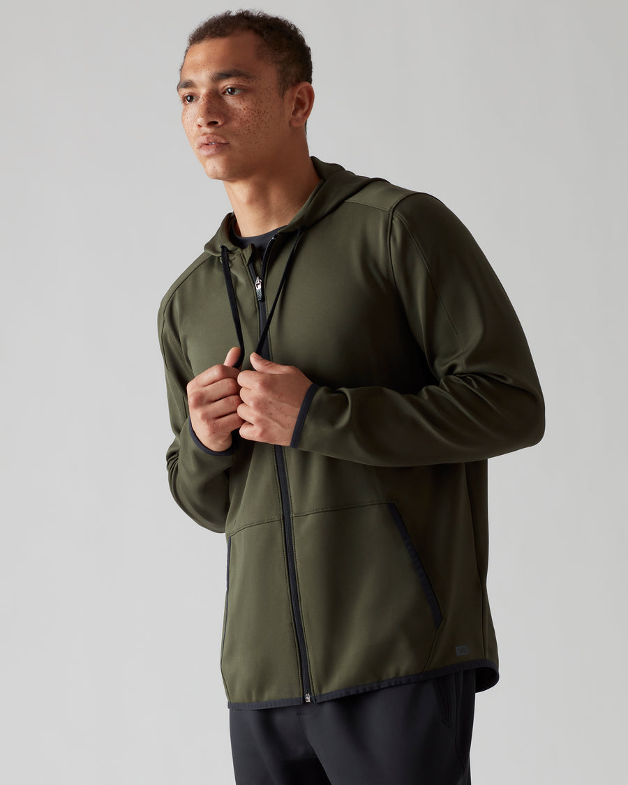 Rhone - WARM UP TECH FULL ZIP HOODIE