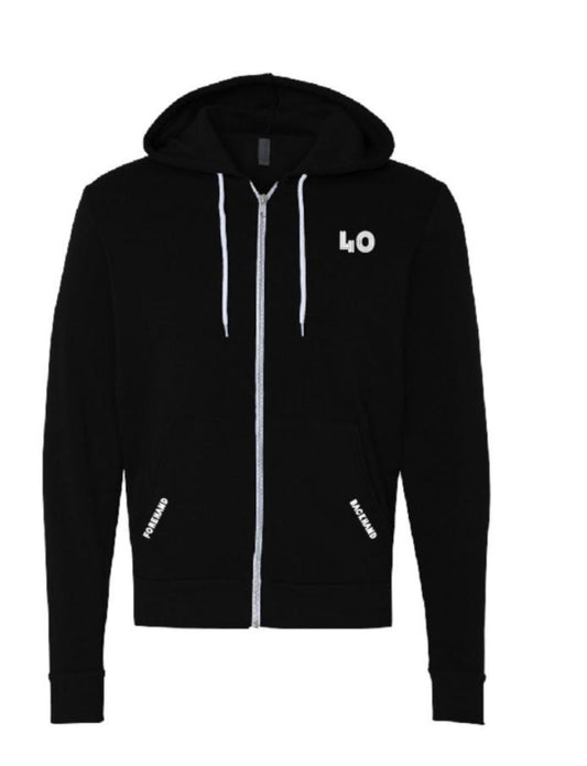 40 Love “Forehand-Backhand” Zip Up