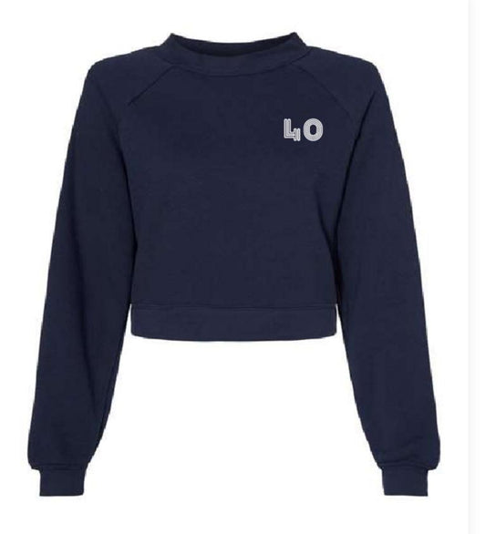 40 Love Ladies Raglan Pullover Fleece