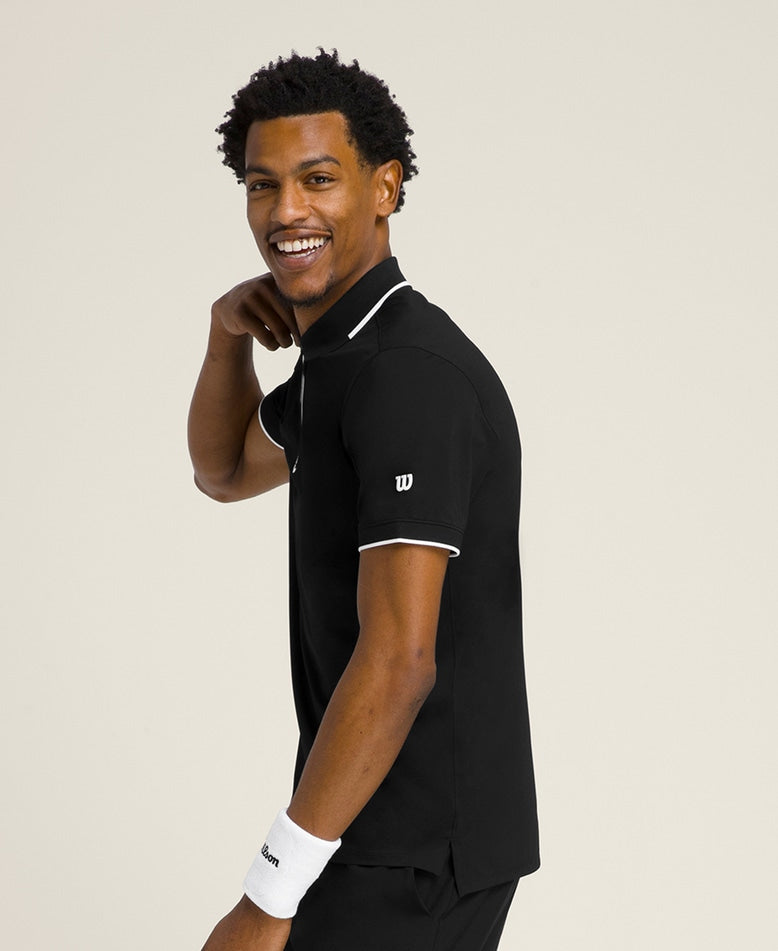 Wilson Mens Advantage Zip Polo