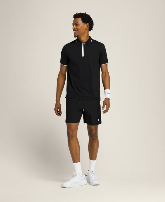 Wilson Mens Advantage Zip Polo