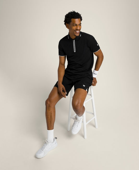 Wilson Mens Advantage Zip Polo