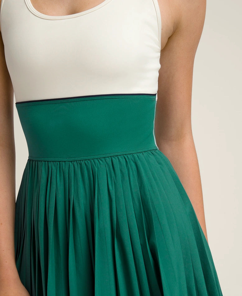 green wilson dress Elizabeth Wilson Green with Pink Printed Ruffle Mock Neck Dress- Size – The  Saved Collection