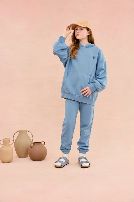 The Sunday Collective Natural Dye Everyday Pullover in Bluejay