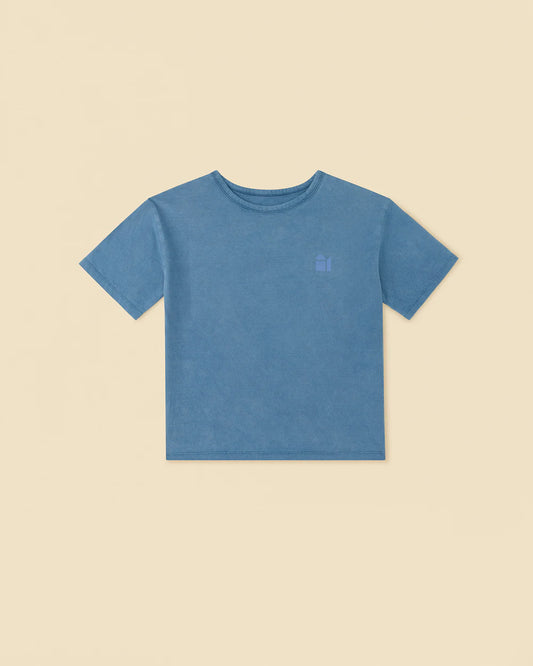 The Sunday Collective Natural Dye Everyday Tee in Indigo