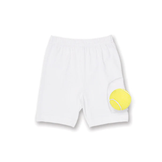 Little Miss Tennis - Ball Pocket White Undershort