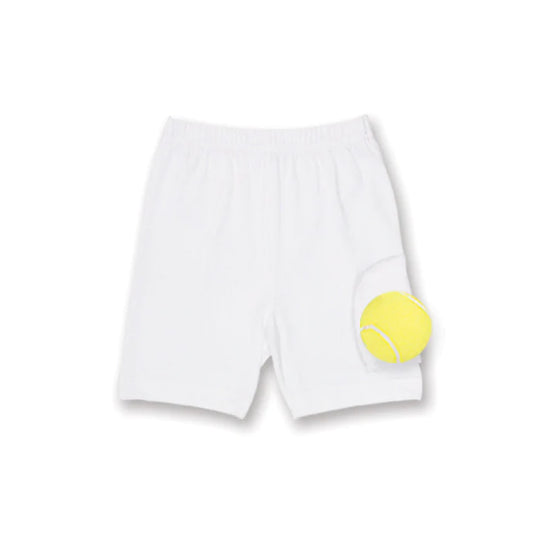 Little Miss Tennis - Ball Pocket White Undershort