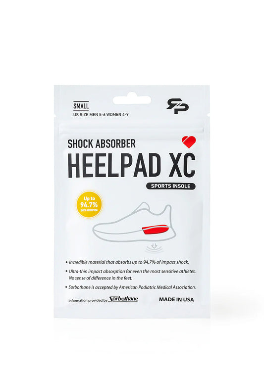 RTPTENNIS - 1 Pair of RTP HEEL PAD XC v2 Red- Protect your joints while keeping your shoes feeling natural