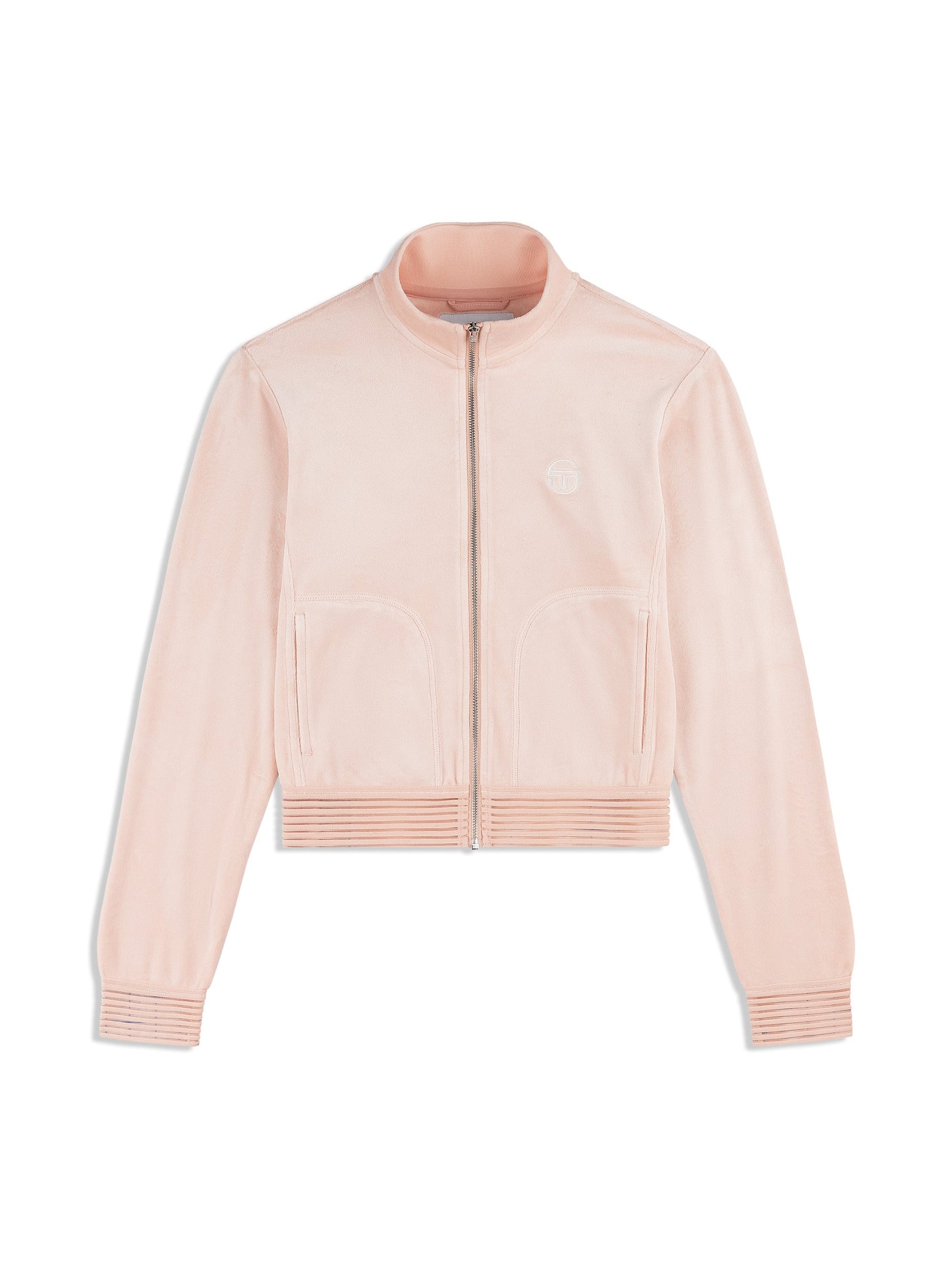 Piera Velour Track Jacket- Evening Sand