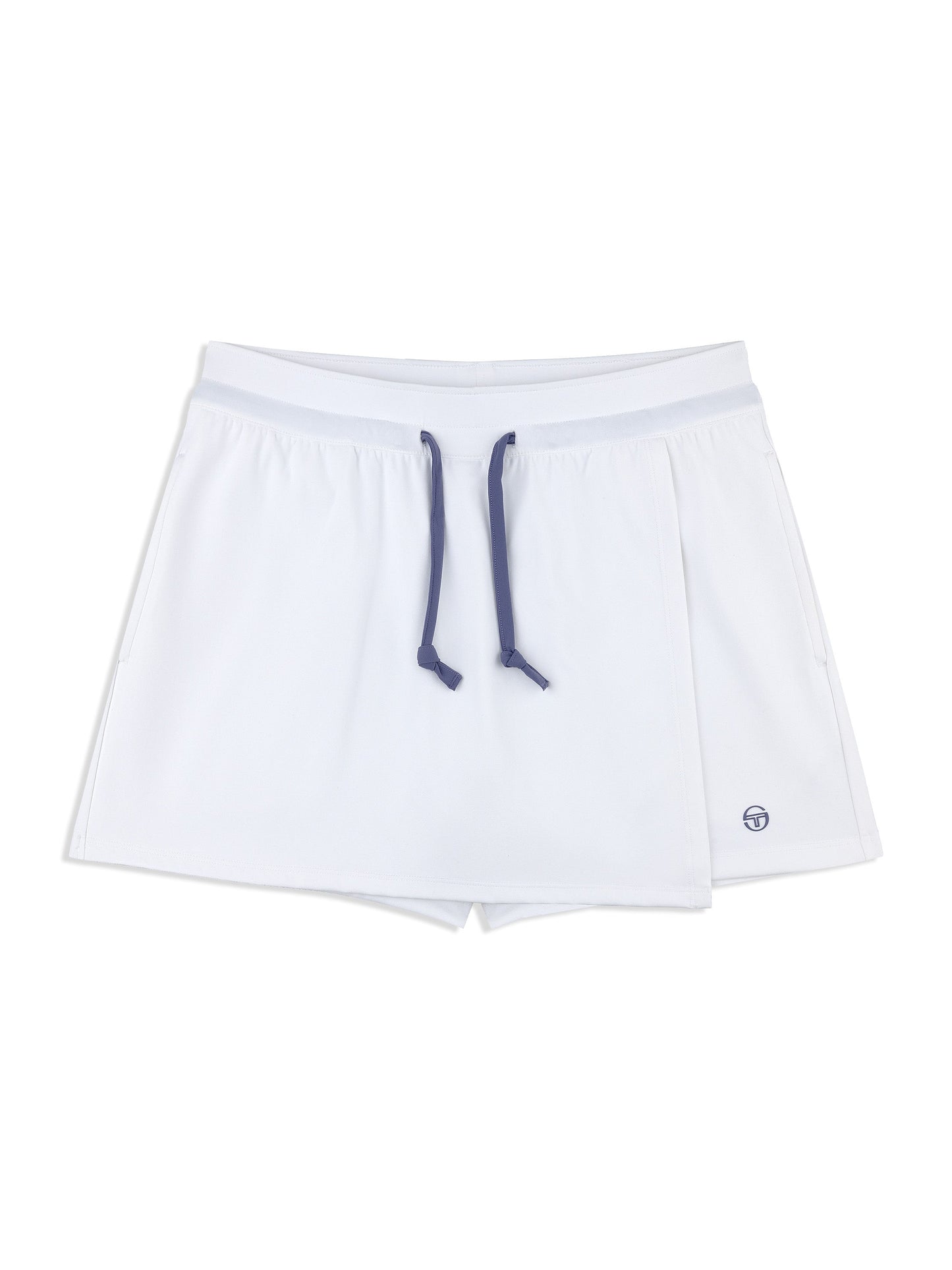 Agata Wrap Skort- Brilliant White