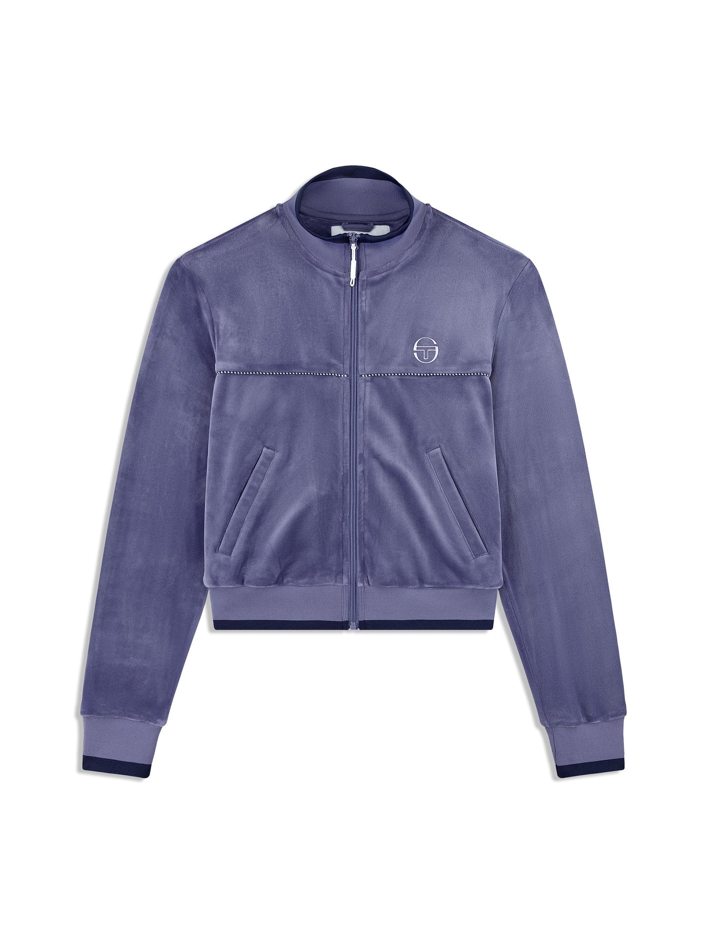 Leta Velour Jacket-Heron