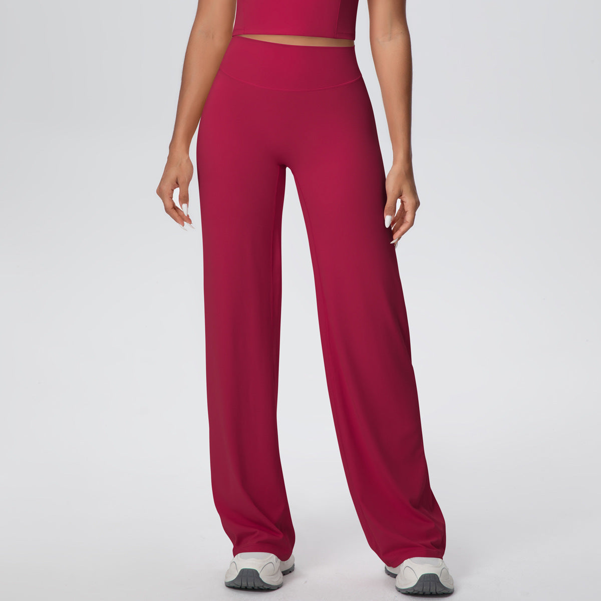 Yoga Pants Thin Skin Friendly High Waist Straight Pants Loose Thin Yoga Wear Sports Outdoor Workout Clothes