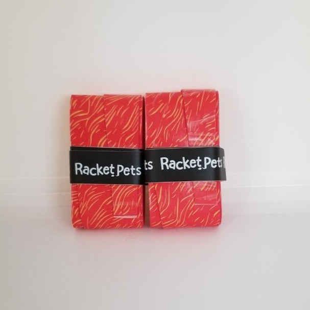 Overgrip Tape for Tennis Racket - Orange Lion (pack of 2)