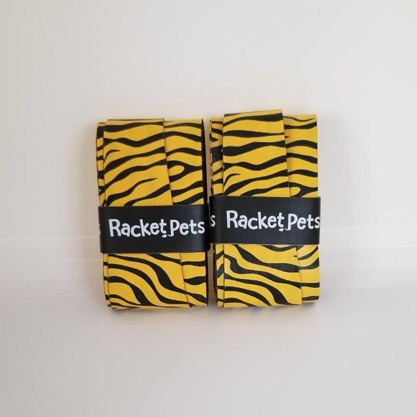 Overgrip Tape for Tennis Racket - Yellow Tiger (pack of 2)