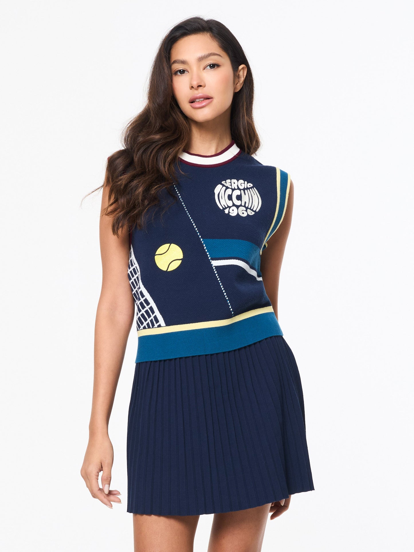 Nota Knit Vest- Maritime Blue