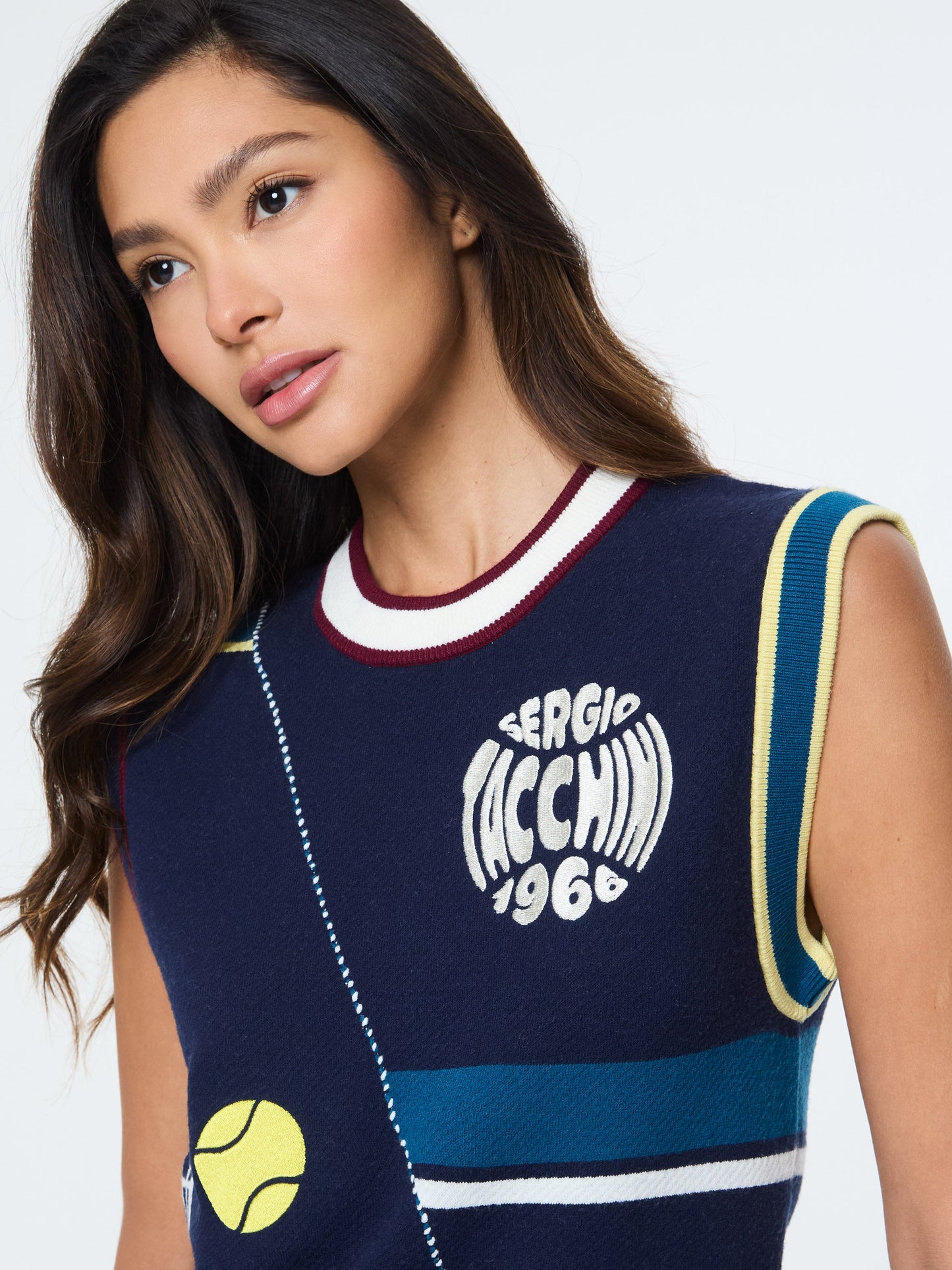 Nota Knit Vest- Maritime Blue