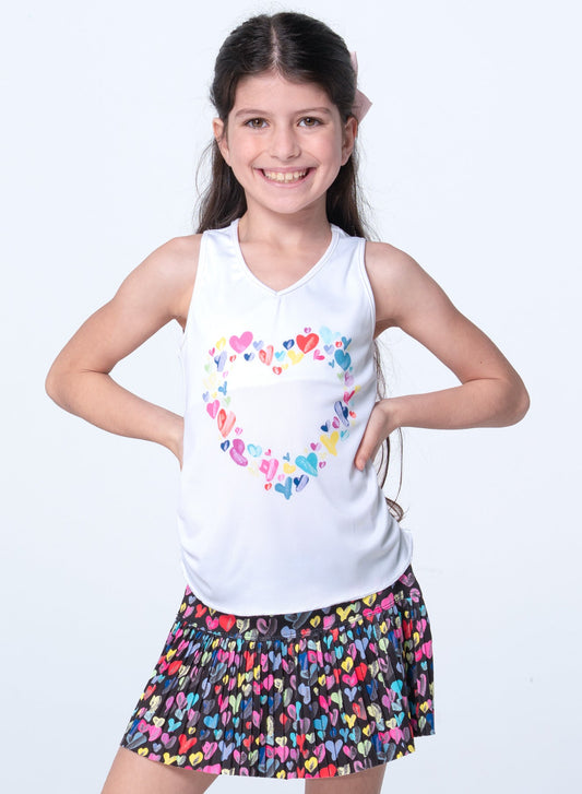 Thumbprint Hearts Tank