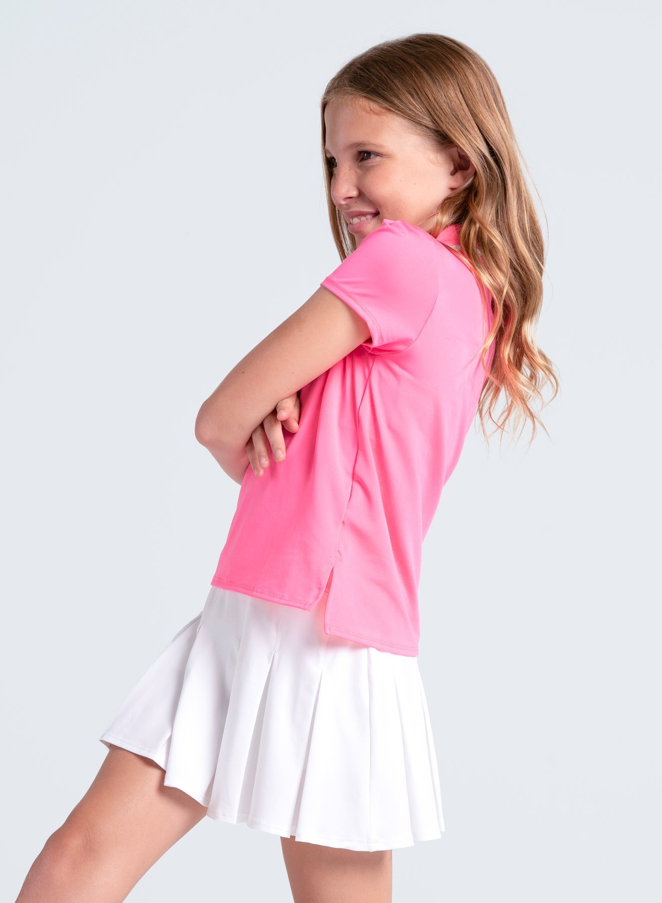 Pleated Polo Short Sleeve