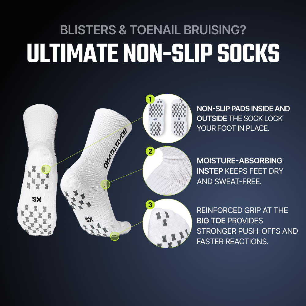 RTP ULTRAGRIP V2 Dual sided Non-slip Technology Socks