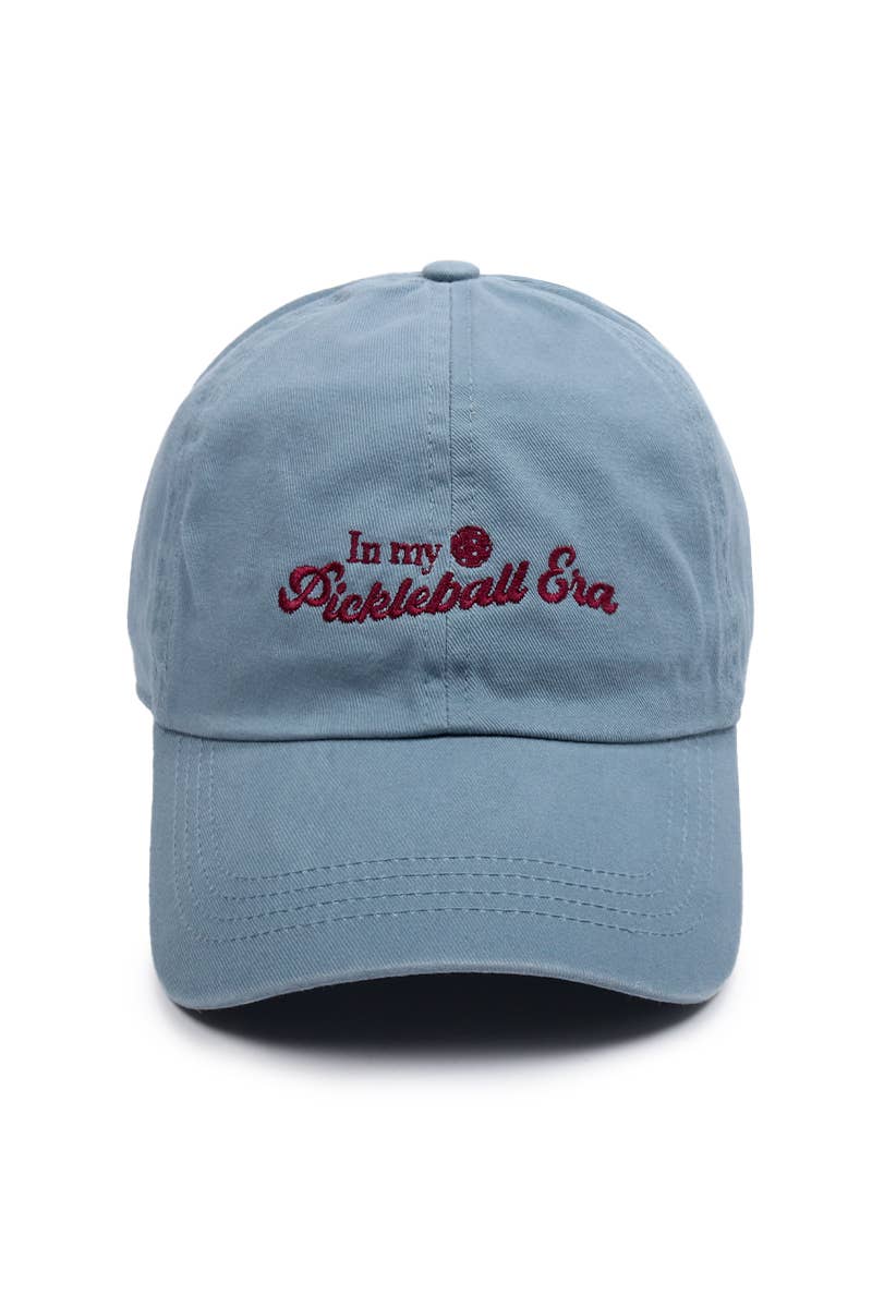 In My Pickleball Era Embroidered Baseball Cap