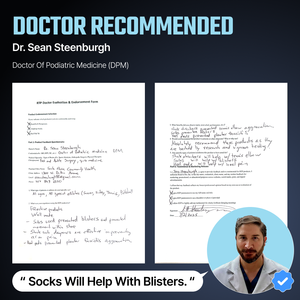 RTP ULTRAGRIP V2 Dual sided Non-slip Technology Socks