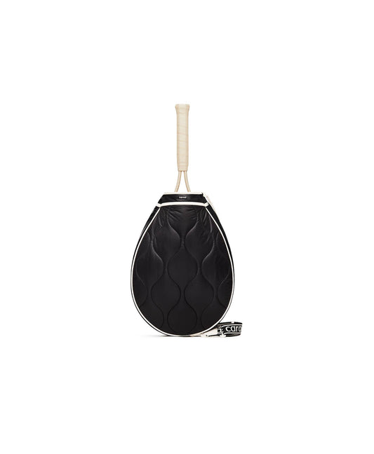 Tennis Quilted Racquet Sling in Black