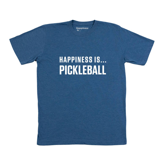 Men's Happiness is…Pickleball T-Shirts