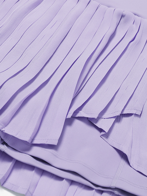 Women's Pleated Tennis Skirt Pants - Quick-Dry Anti-Exposure Sports Skort