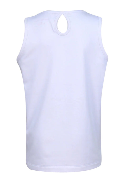 Little Miss Tennis - Santorini Island Tank White