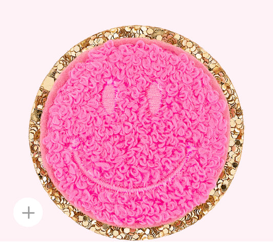 Stoney Clover- Mini Glitter Smiley Face Patch