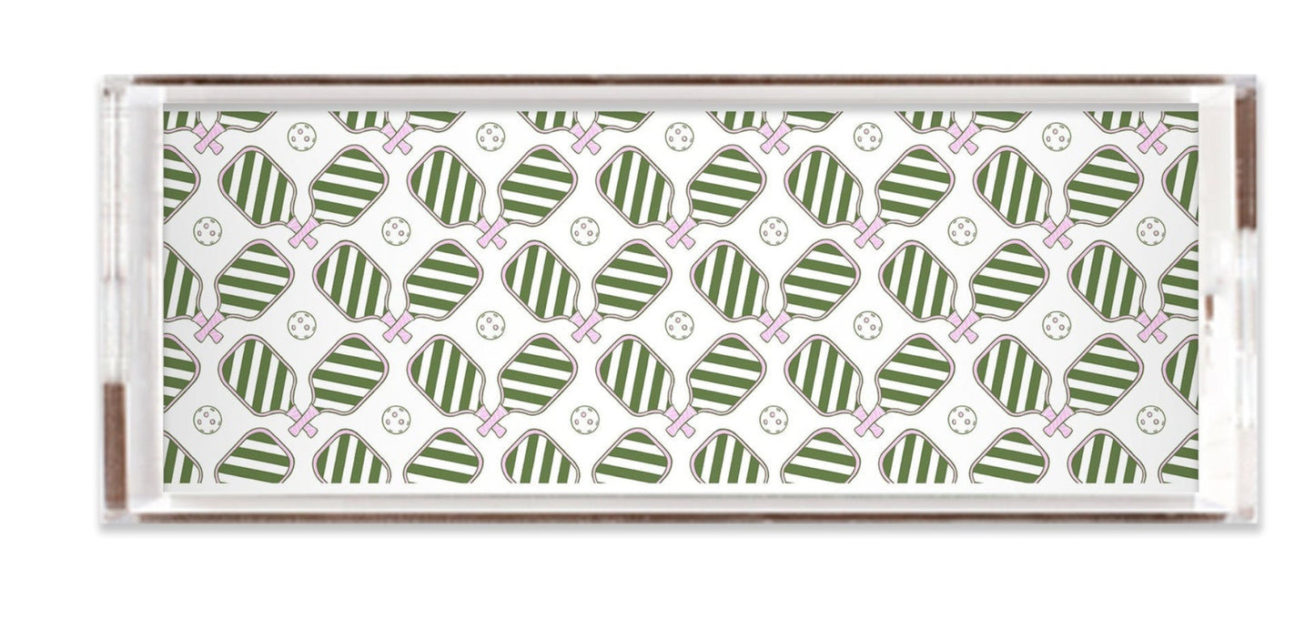 Katie Kime Pickle Ball Lucite Trays