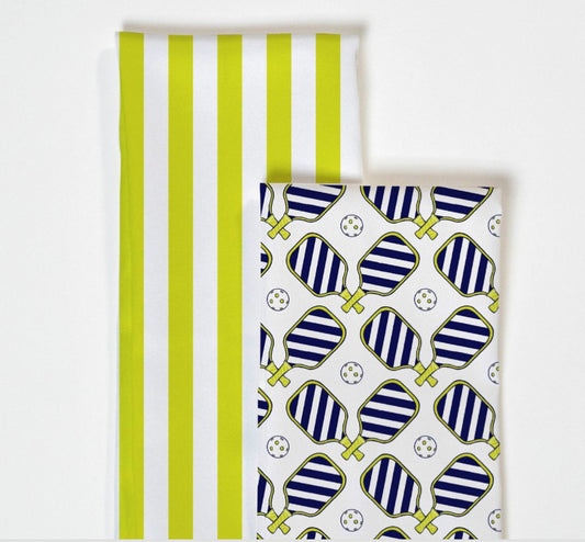 Katie Kime Pickleball Tea Towel set