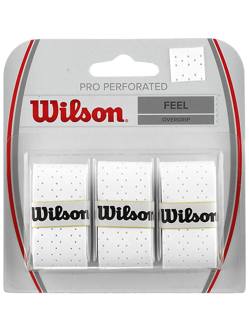 Wilson- pro perforated feel overgrip 3 pack