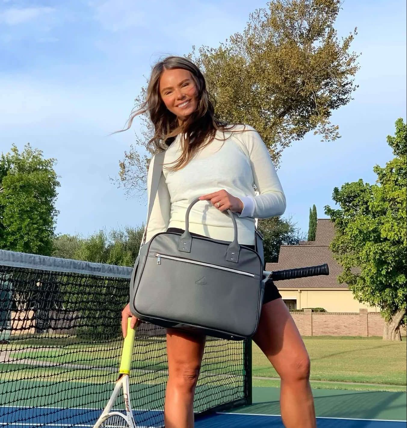 LAVA Premium Tennis Duffle Bag - Gray