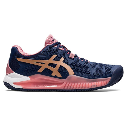 Asics Gel Resolution 8 Clay (Peacoat & Rose Gold)
