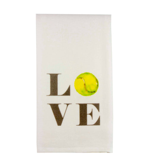 Tennis Love Dish Towel