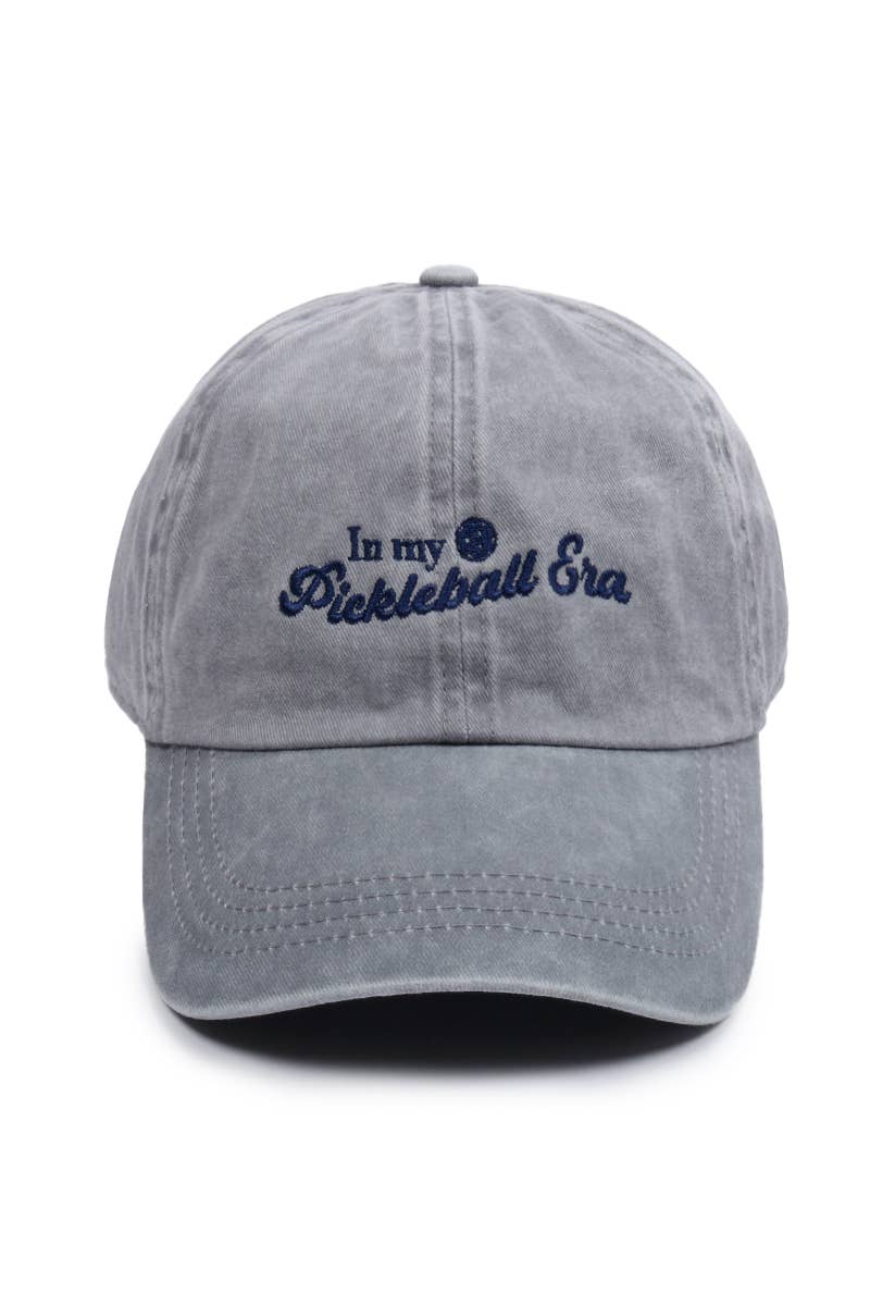 In My Pickleball Era Embroidered Baseball Cap