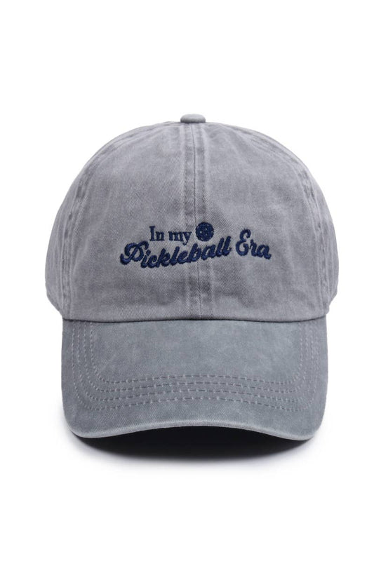 In My Pickleball Era Embroidered Baseball Cap