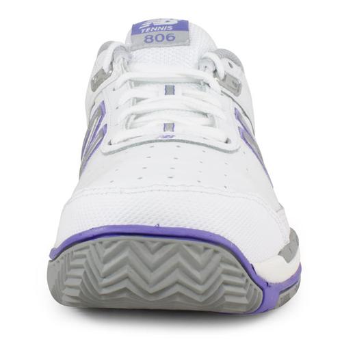 New Balance Women's WC806 B Width Tennis Shoes White