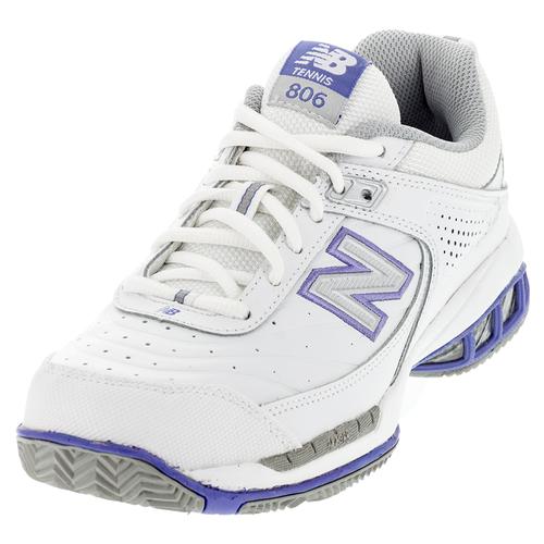 New Balance Women's WC806 B Width Tennis Shoes White