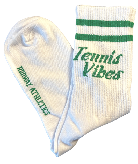 Socks - Tennis Vibes Green/White