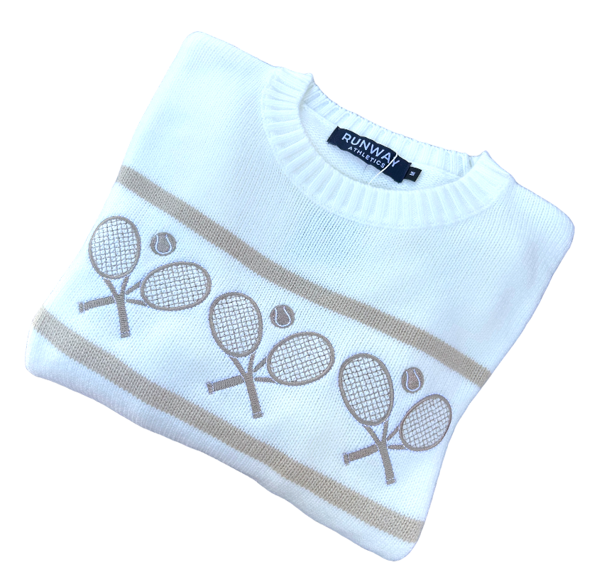 Runway Tennis Racquets Sweater