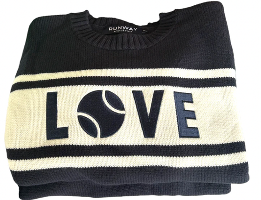 Runway Athletics Tennis LOVE Sweater