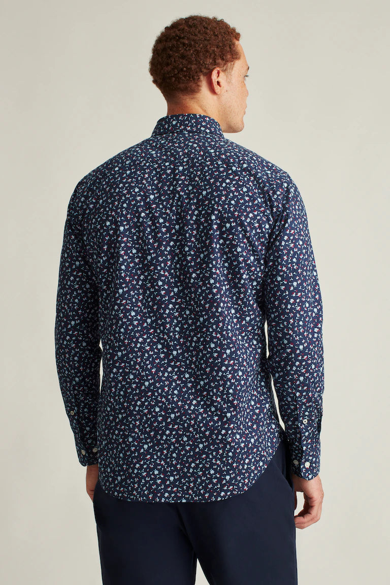 BONOBOS - Stretch Everyday Shirt S / Navy Shandy Floral BONOBOS - Stretch Everyday Shirt S / Navy Shandy Floral