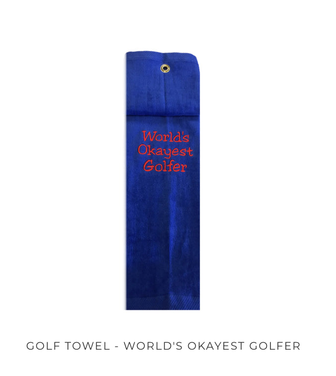 40 Love Courture Golf Phrase Towels