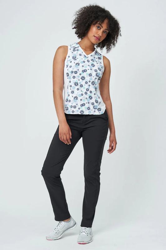 Lija Knit Pindot Wrap Polo